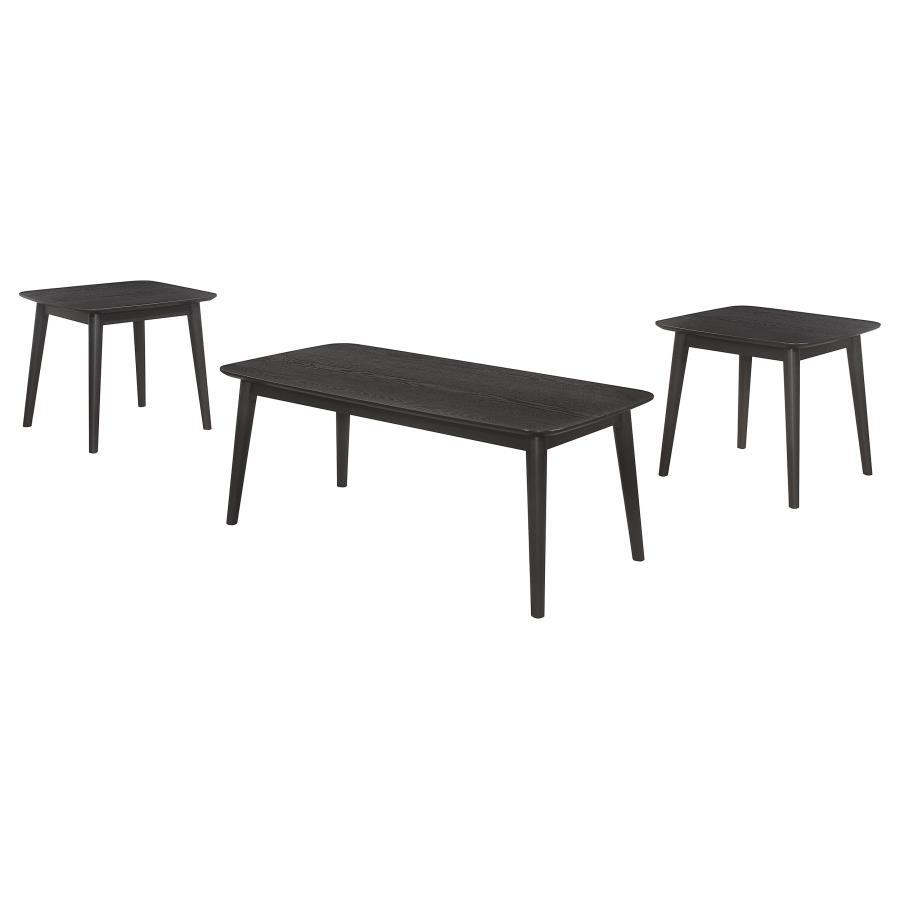 Radley - 3 Piece Rectangular Coffee Table Set - Black