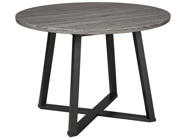 Centiar - Black / Gray - Round Dining Room Table