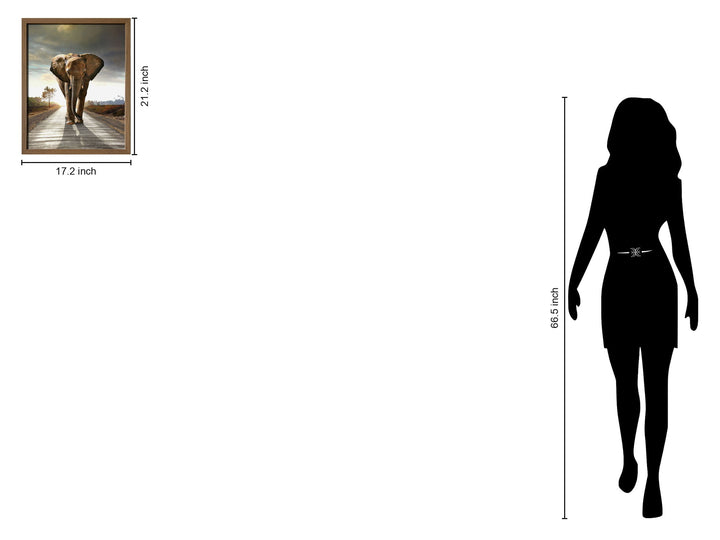 Wildlife & Meadowscape - 17" x 21" Framed Wall Art