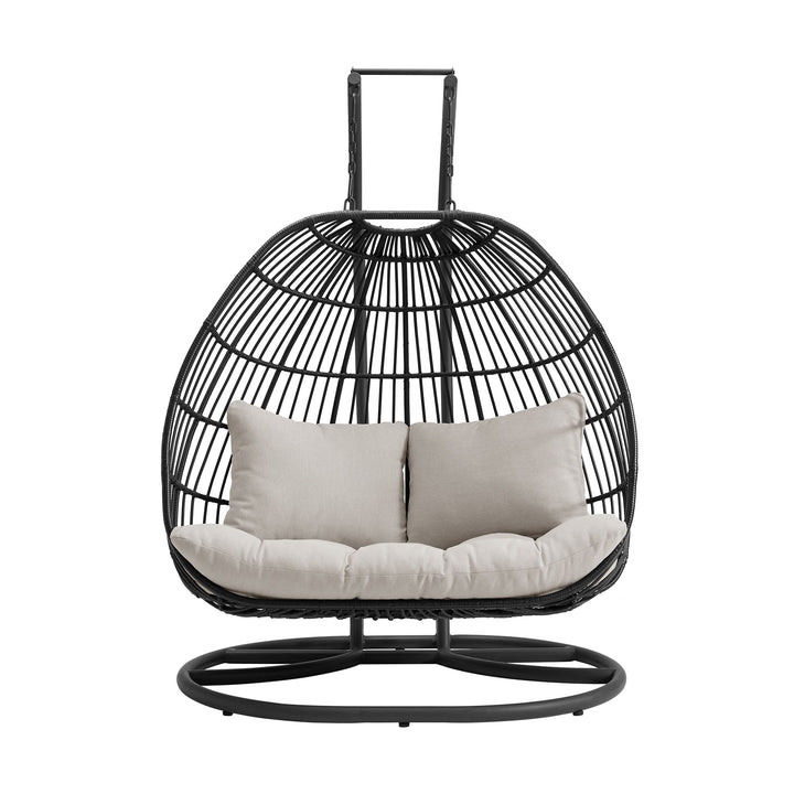 Playa - Double Swing Chair Complete - Dark Gray