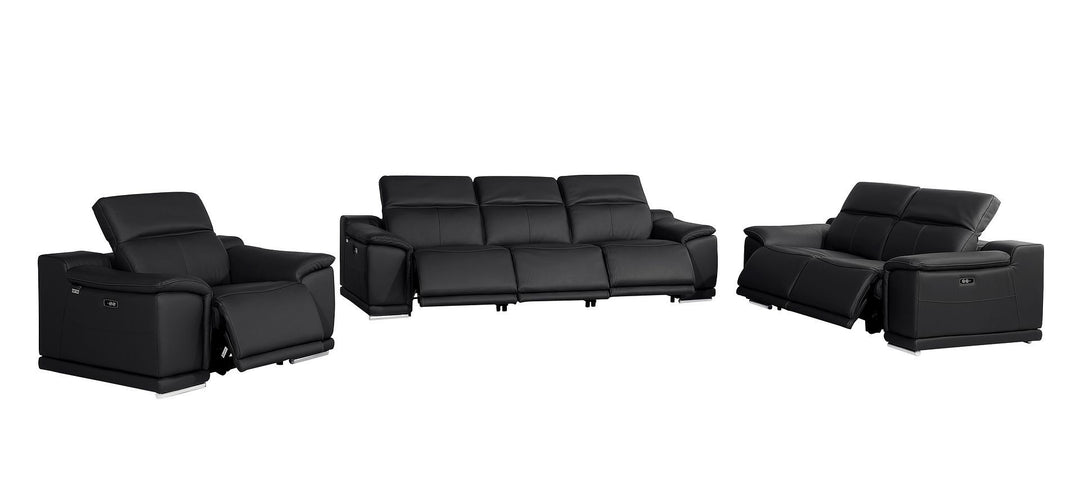 9762 - 6-Piece Modular Power Reclining Sofa, Loveseat And Chair Set With 6 Power Recliners In