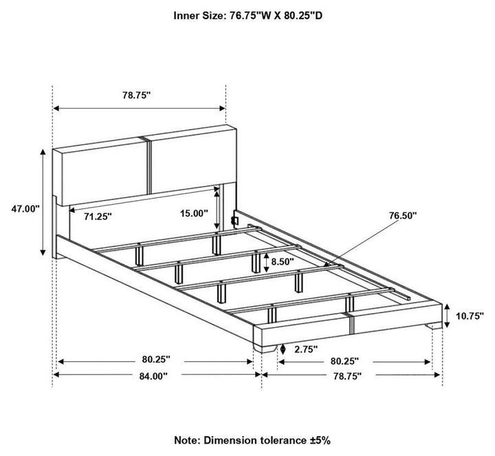 Conner - Upholstered Panel Bed