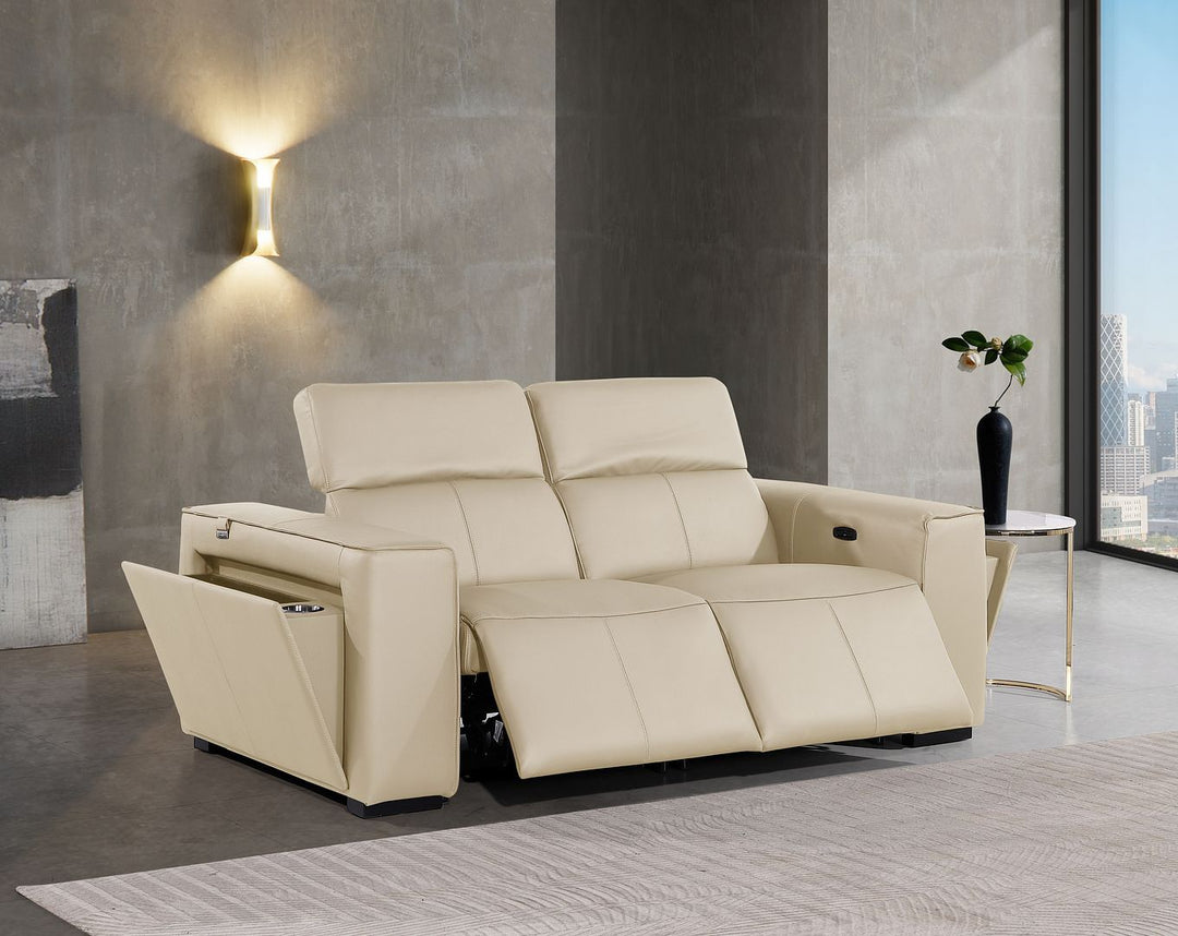 1224 - 2-Piece Modular Power Reclining Loveseat In With 2 Power Recliners &amp; Power Headrests