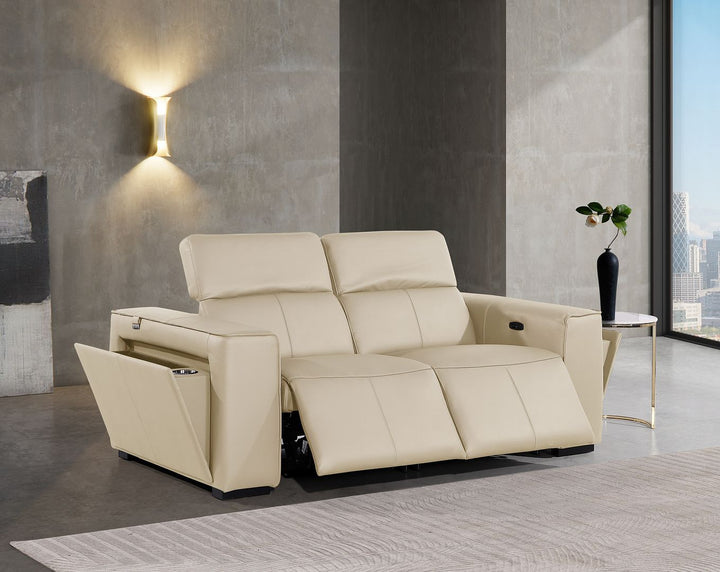 1224 - 2-Piece Modular Power Reclining Loveseat In With 2 Power Recliners &amp; Power Headrests
