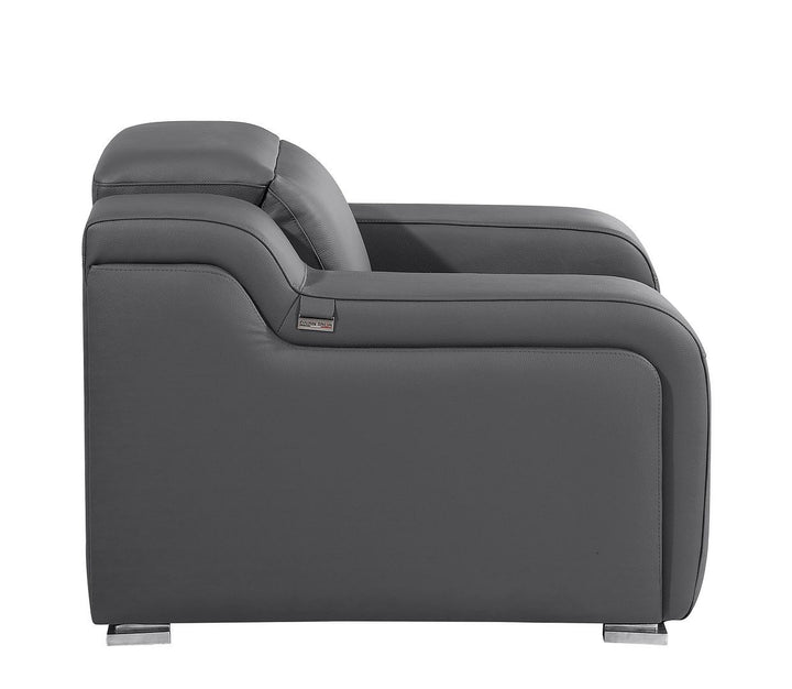 1116 - Armless Chair - Dark Gray
