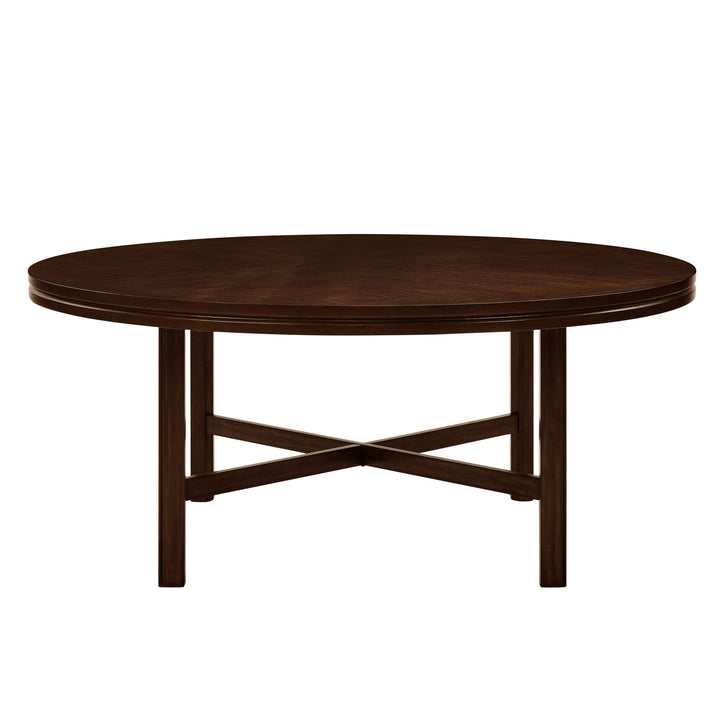 Hartford - Round Dining Table - Dark Brown