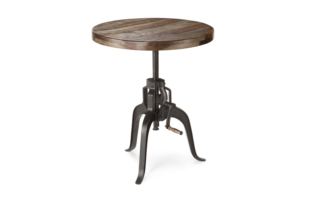 Sparrow - Round Crank Table - Dark Brown