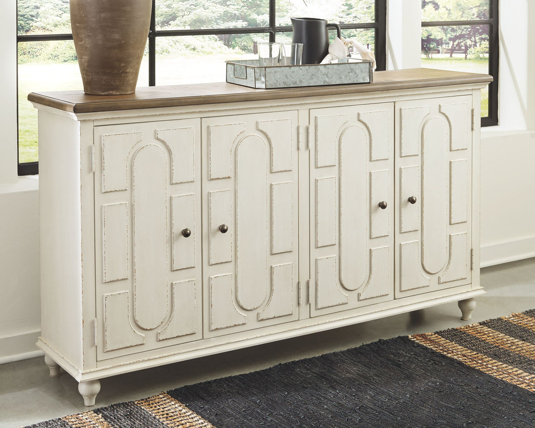 Roranville - Antique White - Accent Cabinet