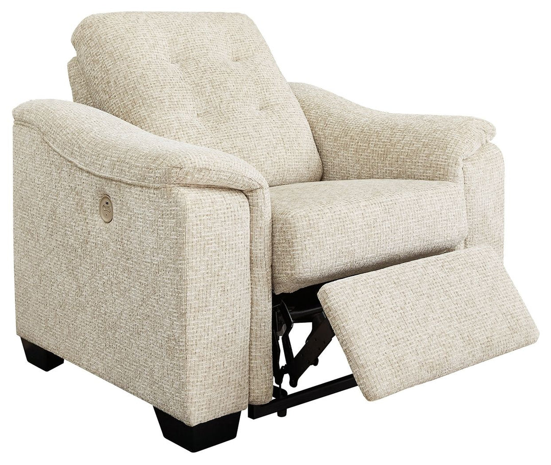 Beaconfield - Zero Wall Power Wide Recliner - Sandstone