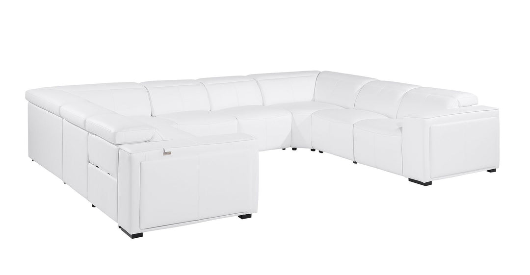 1224 - 8-Piece U-Shaped Sectional Sofa In With 4 Power Recliners &amp; Power Headrest