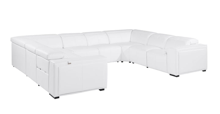 1224 - 8-Piece U-Shaped Sectional Sofa In With 4 Power Recliners &amp; Power Headrest
