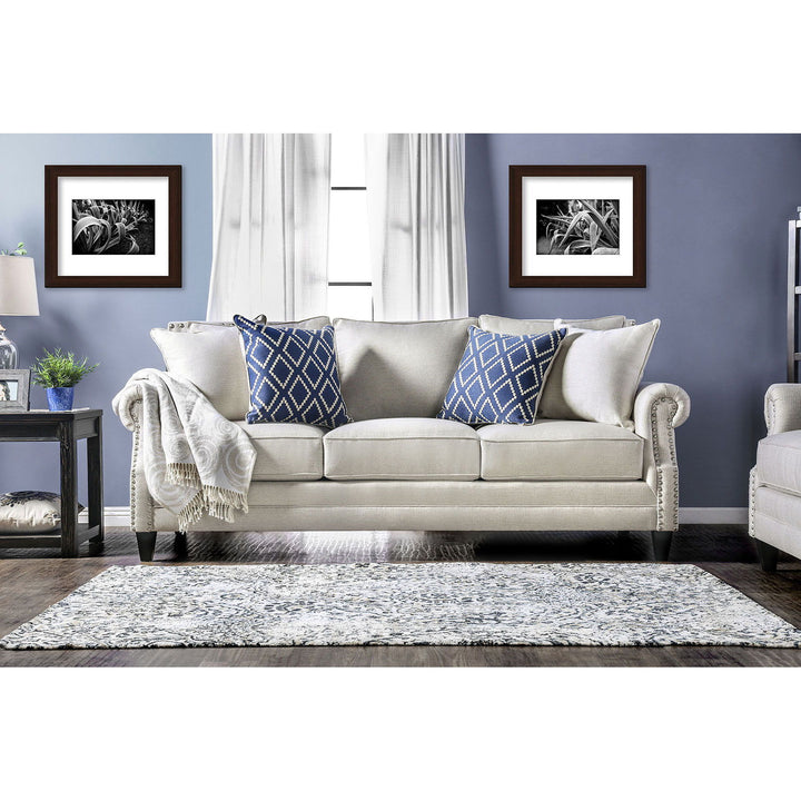 Giovanni - Sofa - Beige / Blue