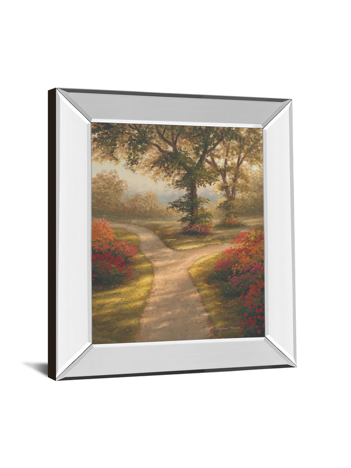 Morning Light Il By Michael Marcon - Mirror Framed Print Wall Art - Dark Brown