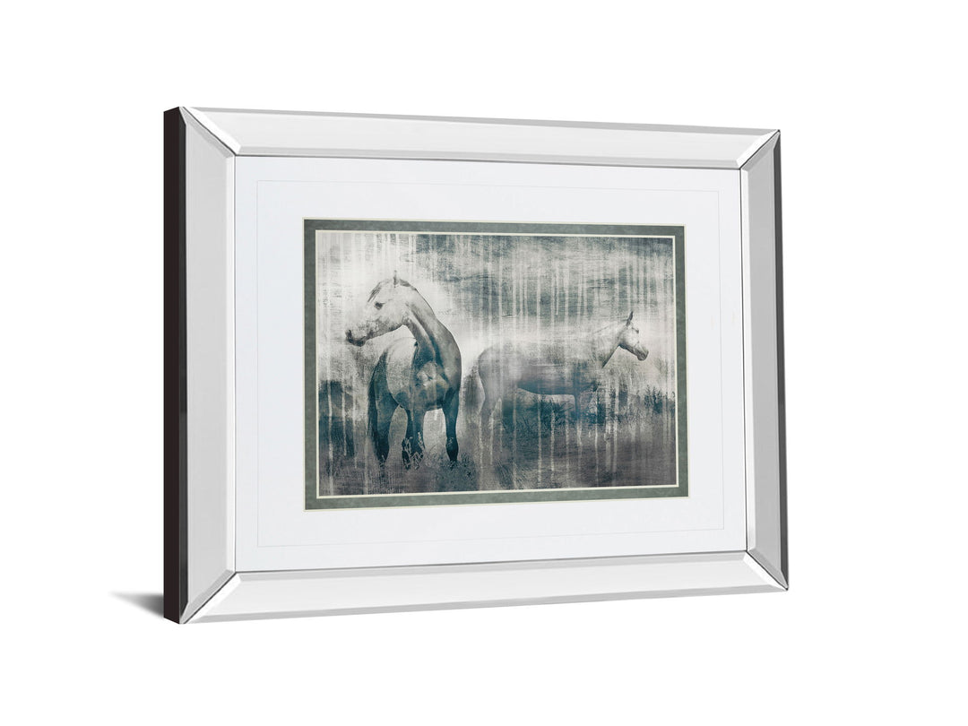 Grey Serenade By Edward Selkirk - Mirror Framed Print Wall Art - Dark Gray