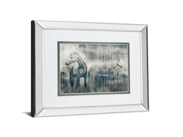 Grey Serenade By Edward Selkirk - Mirror Framed Print Wall Art - Dark Gray
