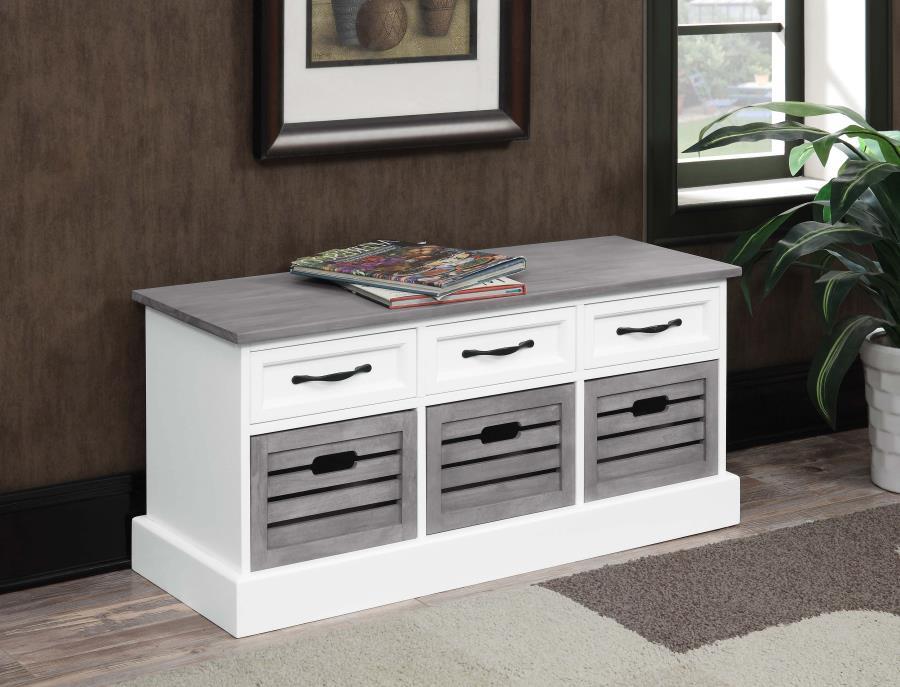 Alma - 3-Drawer Storage Bench