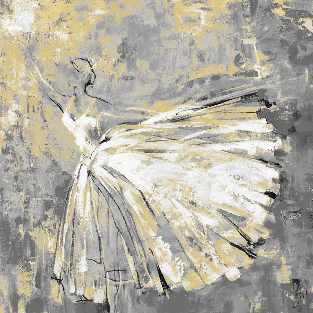 Dancer By Lorenzo Collective (Framed Small) - Gray