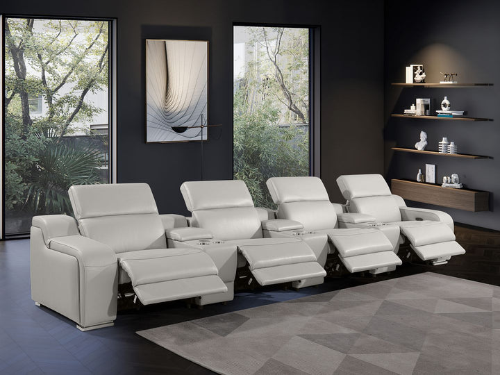 1116 - 7-Piece Modular Power Reclining Sofa In With 4 Power Recliners & Power Headrests