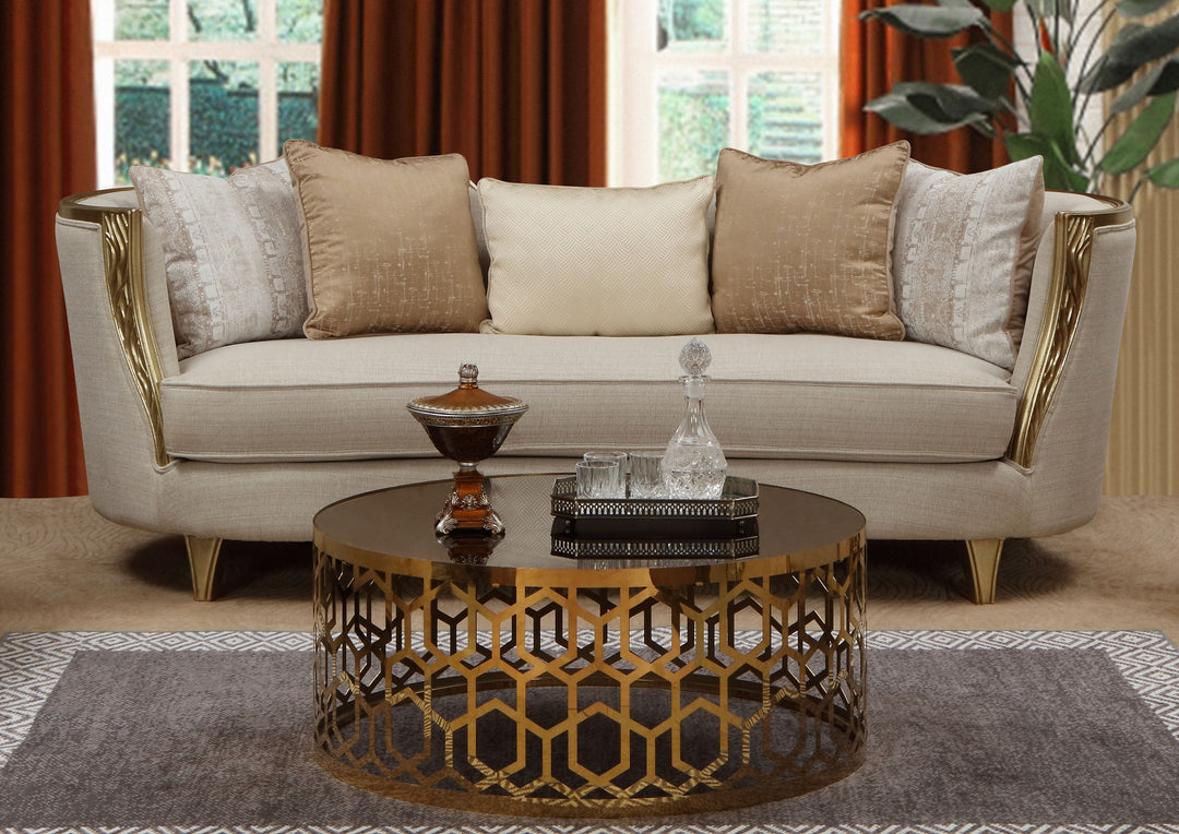 Cora - Sofa - Gold