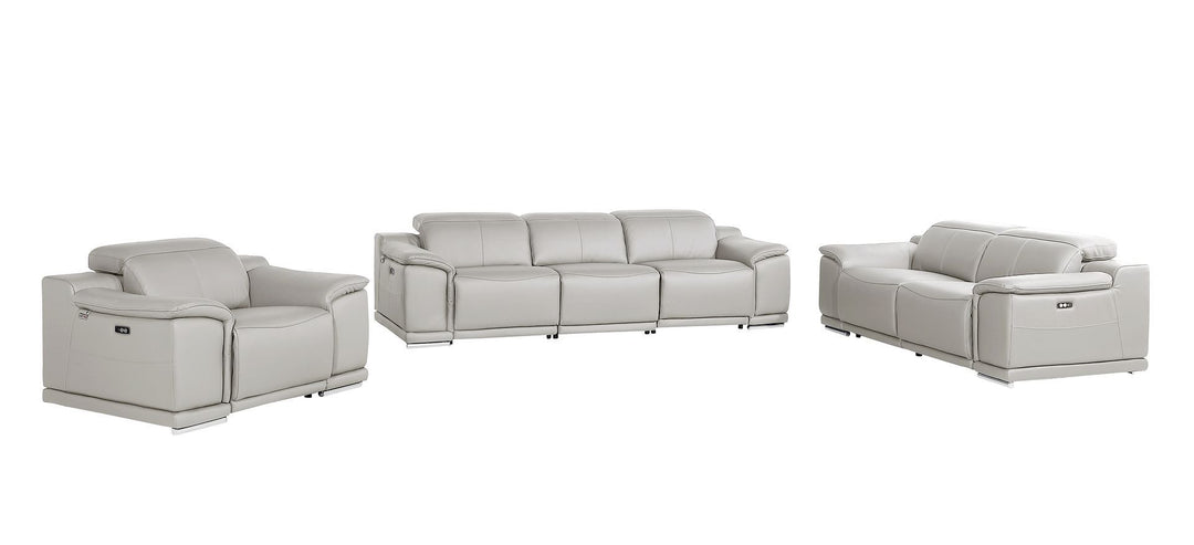 9762 - 6-Piece Modular Power Reclining Sofa, Loveseat And Chair Set With 5 Power Recliners In