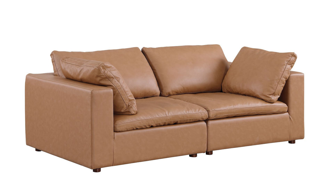 1100 - Modular Loveseat (Top-Grain Italian Leather)