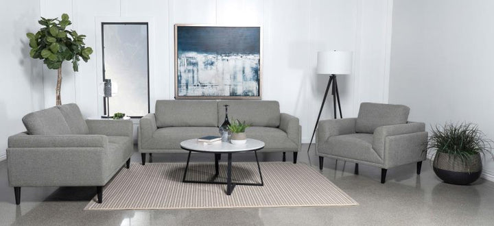 Rilynn - Upholstered Track Arm Sofa Set