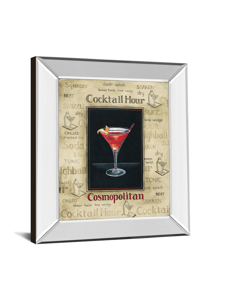 Cosmopolitan By Gregory Gorham - Mirror Framed Print Wall Art - Beige