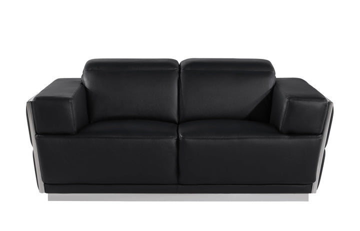 1111 - Leather Loveseat