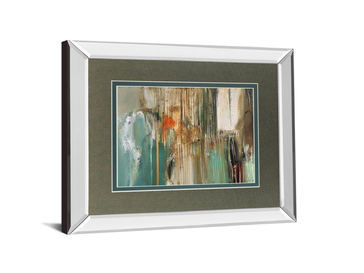 Peppermint Grove By Natasha Barnes - Mirror Framed Print Wall Art - Dark Brown