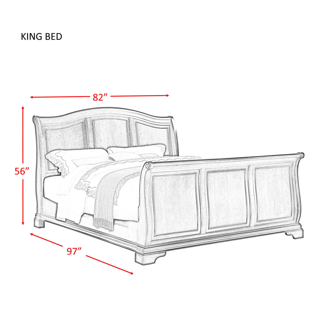 Cameron - Sleigh Bed