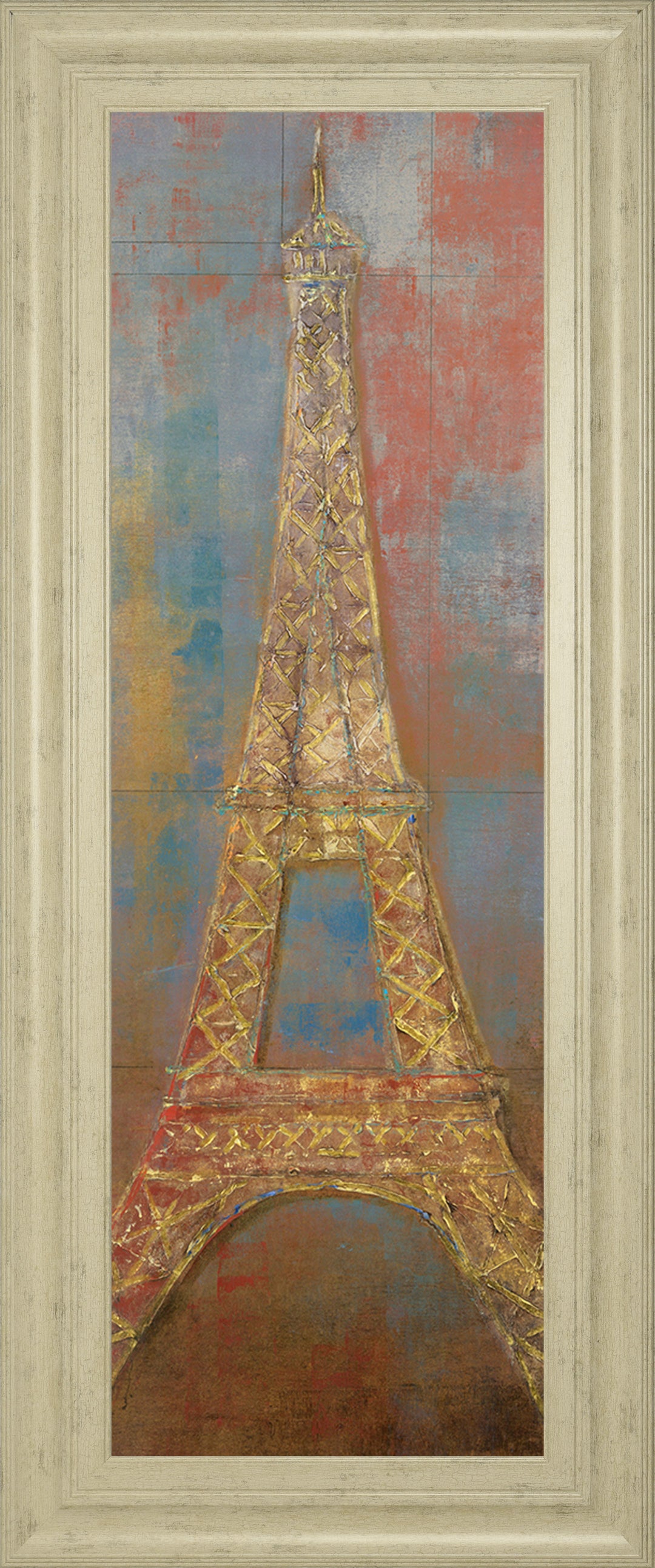 Eiffel By Longo - Framed Print Wall Art - Gold