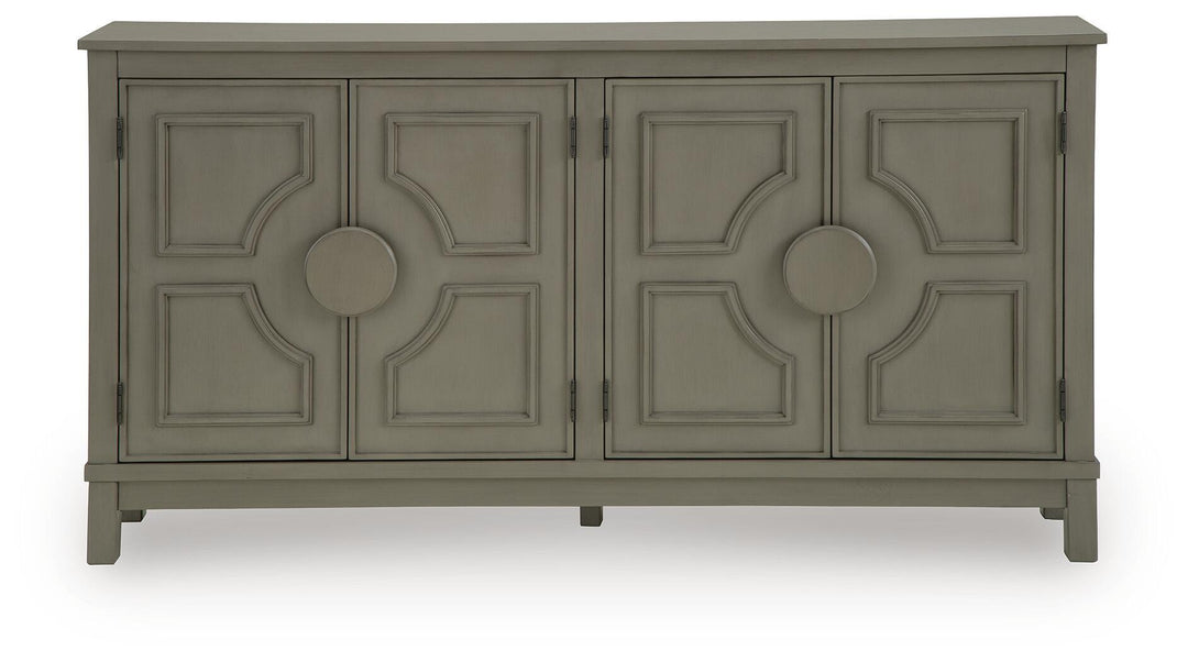 Darlock - Accent Cabinet - Warm Gray
