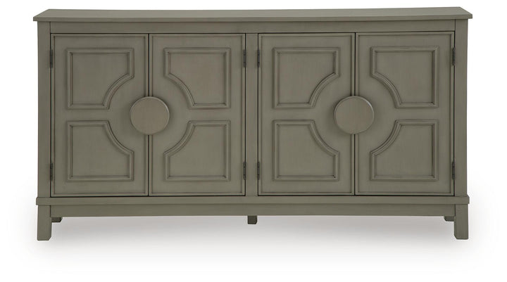 Darlock - Accent Cabinet - Warm Gray