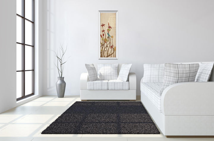 Meadows Fairgrounds II By Tandi Venter - Mirrored Frame Wall Art - Beige