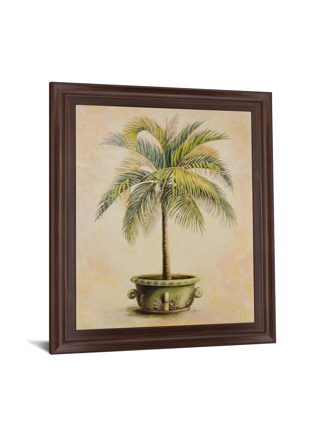 Verdant Palm Bliss - 28" x 34" Framed Wall Art
