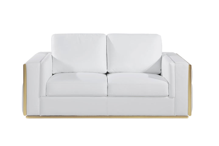 1130 - Top Grain Italian Leather Loveseat