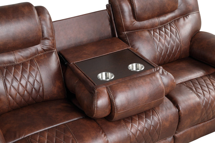 Galveston Brown - 3PC OVERSIZED Reclining Set