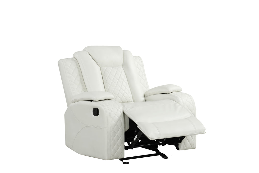 Luz White - 3PC Reclining Set