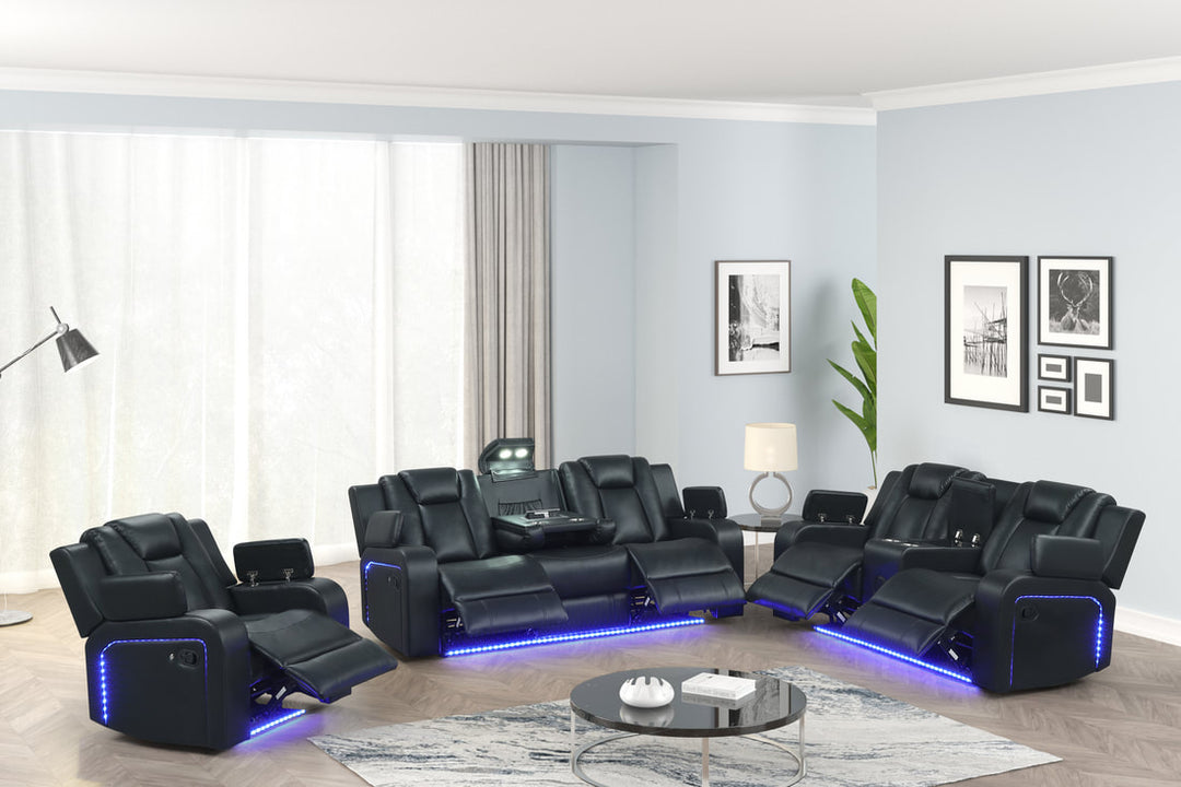 Hulk20 Black - 3PC Reclining Set