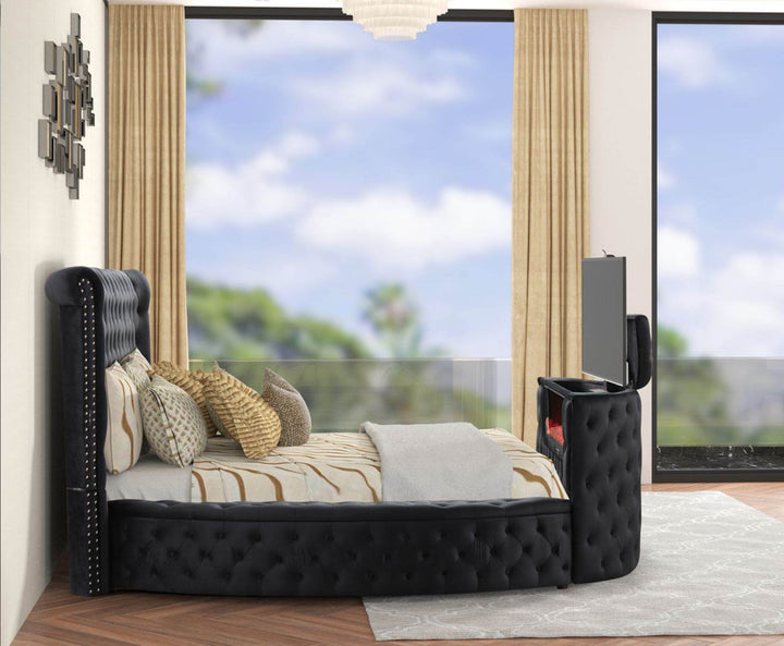 Patron2Black Platform Bed