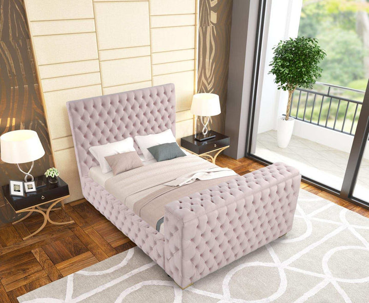 Future Pink Platform Bed