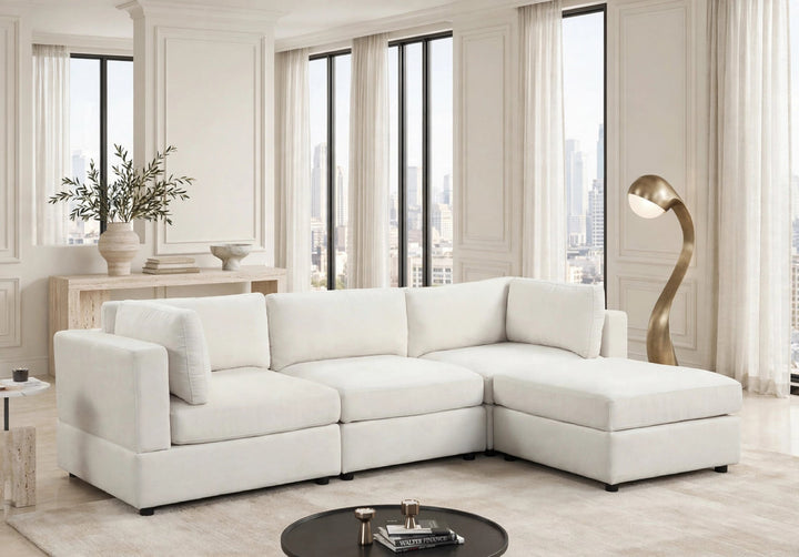 Milan Beige Modular Sectional
