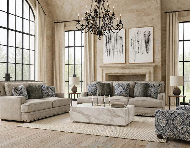 Corinthian 3400 - 2PC OVERSIZED Sofa &amp; Loveseat