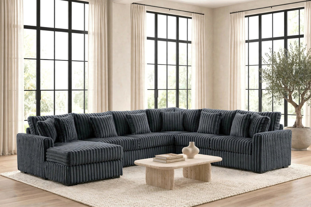Solana Charcoal Sectional