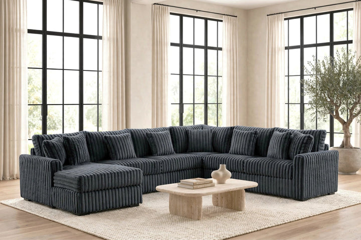 Solana Charcoal Sectional