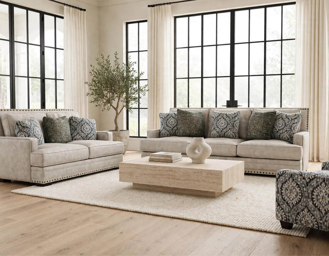 Corinthian 3400 - 2PC OVERSIZED Sofa &amp; Loveseat