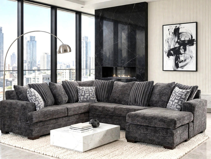2775-07 Charcoal Sectional