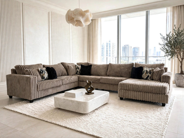 9900 Cocoa - 4PC Oversized Sectional