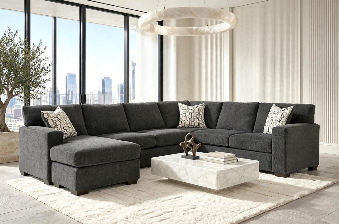 106 Charcoal Sectional