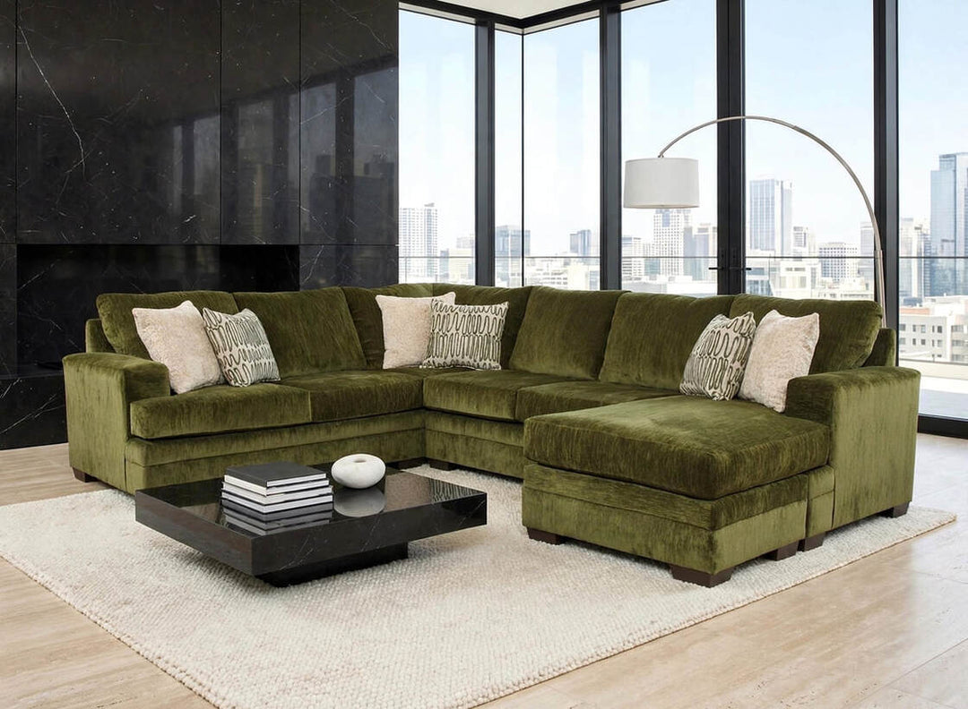 2760-10 - Reversible Sectional  (Pine-Olive)